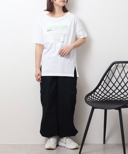DIMENSIONE danza(ディメンシオーネ ダンツァ)の「プリントTシャツ(Tシャツ/カットソー・レディース・ホワイト・X-SMALL/SMALL)」の11枚目の写真