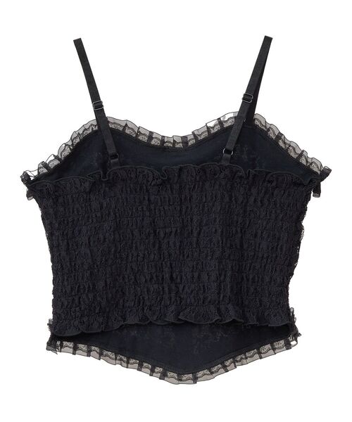 earth music&ecology（アースミュージックアンドエコロジー）の「コルセットライクキャミソール（キャミソール・レディース・ブラック/オフホワイト・S/M）」の13枚目の写真