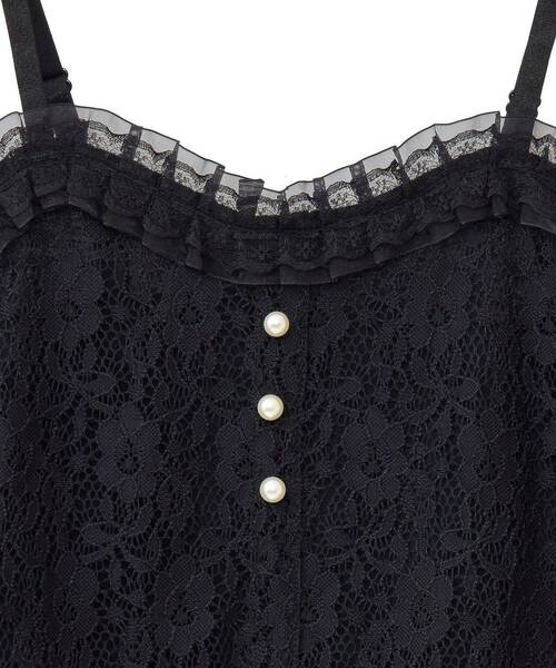 earth music&ecology（アースミュージックアンドエコロジー）の「コルセットライクキャミソール（キャミソール・レディース・ブラック/オフホワイト・S/M）」の14枚目の写真