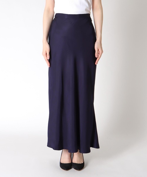 Three Four Time（ｽﾘｰﾌｫｰﾀｲﾑ）の「キュプラフレアスカート（スカート・レディース・ネイビー/ピンク・FREE）」の13枚目の写真