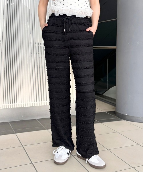 3.3 Field Trip （3.3フィールドトリップ）の「3.3 Field Trip／フリルレースパンツ（その他パンツ・レディース・ホワイト/ブラック系その他/ホワイト系その他/ブラック・FREE）」の4枚目の写真