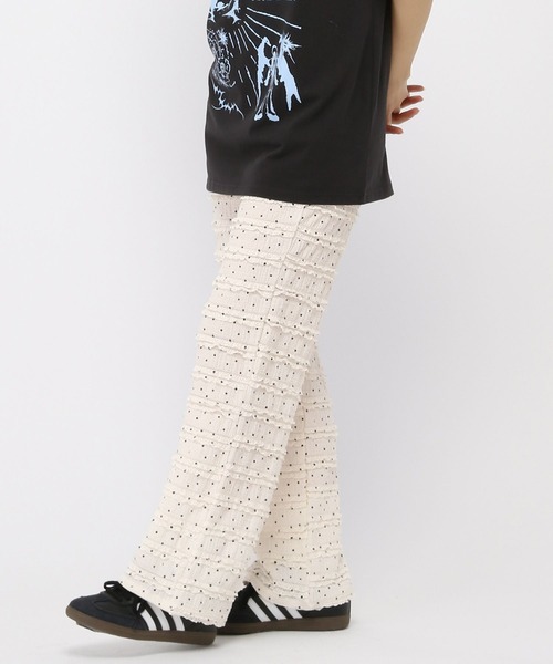 3.3 Field Trip （3.3フィールドトリップ）の「3.3 Field Trip／フリルレースパンツ（その他パンツ・レディース・ホワイト/ブラック系その他/ホワイト系その他/ブラック・FREE）」の20枚目の写真