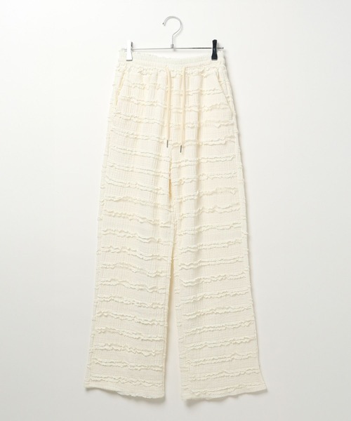 3.3 Field Trip （3.3フィールドトリップ）の「3.3 Field Trip／フリルレースパンツ（その他パンツ・レディース・ホワイト/ブラック系その他/ホワイト系その他/ブラック・FREE）」の21枚目の写真