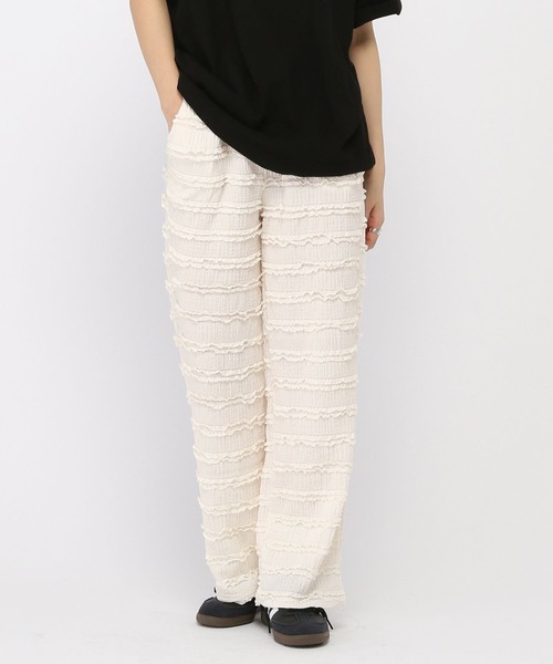 3.3 Field Trip （3.3フィールドトリップ）の「3.3 Field Trip／フリルレースパンツ（その他パンツ・レディース・ホワイト/ブラック系その他/ホワイト系その他/ブラック・FREE）」の5枚目の写真