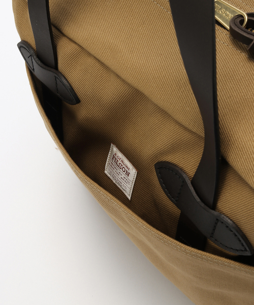 FILSON ベージュ トートバッグ FILSON ベージュ トートバッグ FILSON】TOTE BAG WITHOUT ZIPPER