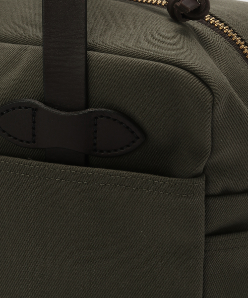 FILSON（フィルソン）の「FILSON / フィルソン TOTE BAG W/ZIPPER（トートバッグ・メンズ・ベージュ/グリーン・FREE）」の3枚目の写真