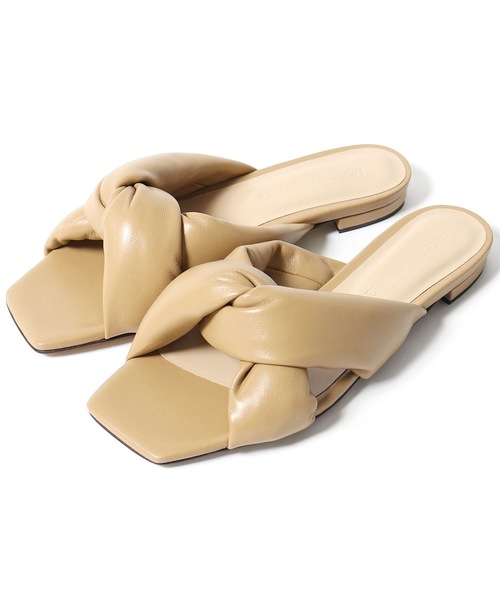MODERN WEAVING(モダンウィーヴィング)の「MODERN WEAVING/モダンウィーヴィング Envelop Low Sandal-Flat サンダル 秋服 冬服(サンダル・メンズ・ブラウン/キャメル/カーキ・37/38/36)」の1枚目の写真