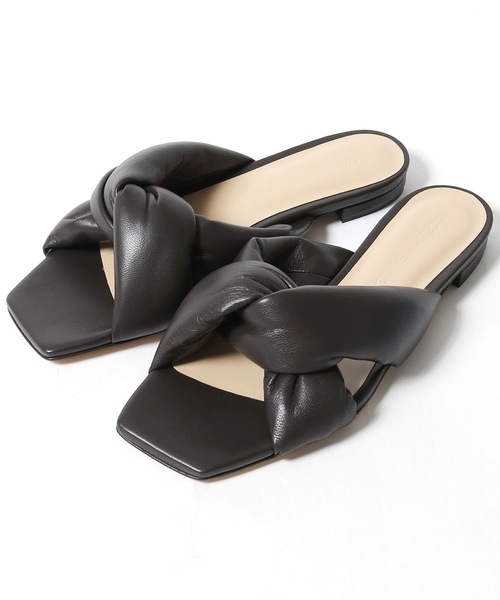 MODERN WEAVING(モダンウィーヴィング)の「MODERN WEAVING/モダンウィーヴィング Envelop Low Sandal-Flat サンダル 秋服 冬服(サンダル・メンズ・ブラウン/キャメル/カーキ・37/38/36)」の2枚目の写真