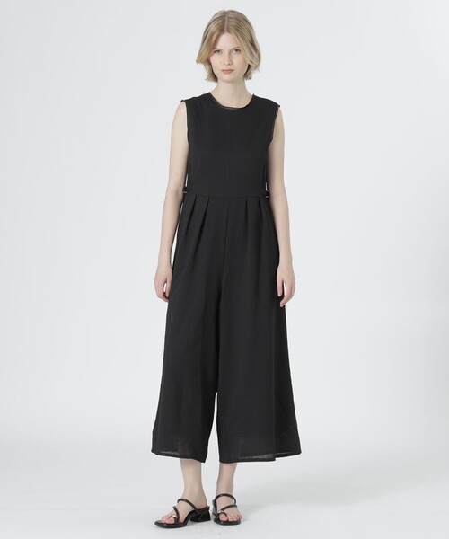 LOVELESS（ラブレス）の「エージングドビーサロペット（サロペット/オーバーオール・レディース・パープル系その他5/ブラック/オフホワイト・36）」の13枚目の写真