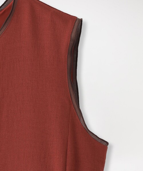 LOVELESS（ラブレス）の「エージングドビーサロペット（サロペット/オーバーオール・レディース・パープル系その他5/ブラック/オフホワイト・36）」の17枚目の写真