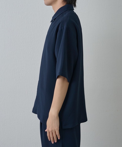 COLONY 2139（コロニートゥーワンスリーナイン）の「WFACEワッシャー半袖シャツ（シャツ/ブラウス・メンズ・ネイビー/チャコールグレー・MEDIUM/LARGE）」の20枚目の写真