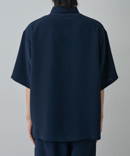 COLONY 2139（コロニートゥーワンスリーナイン）の「WFACEワッシャー半袖シャツ（シャツ/ブラウス・メンズ・ネイビー/チャコールグレー・MEDIUM/LARGE）」の21枚目の写真