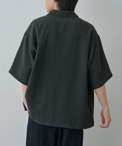 COLONY 2139（コロニートゥーワンスリーナイン）の「WFACEワッシャー半袖シャツ（シャツ/ブラウス・メンズ・ネイビー/チャコールグレー・MEDIUM/LARGE）」の5枚目の写真