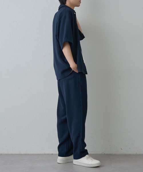 COLONY 2139（コロニートゥーワンスリーナイン）の「WFACEワッシャー半袖シャツ（シャツ/ブラウス・メンズ・ネイビー/チャコールグレー・MEDIUM/LARGE）」の18枚目の写真