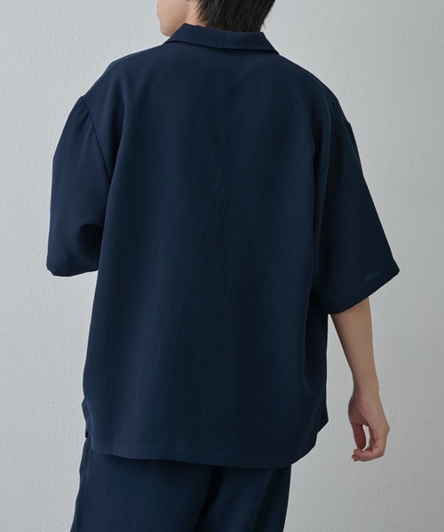 COLONY 2139（コロニートゥーワンスリーナイン）の「WFACEワッシャー半袖シャツ（シャツ/ブラウス・メンズ・ネイビー/チャコールグレー・MEDIUM/LARGE）」の9枚目の写真