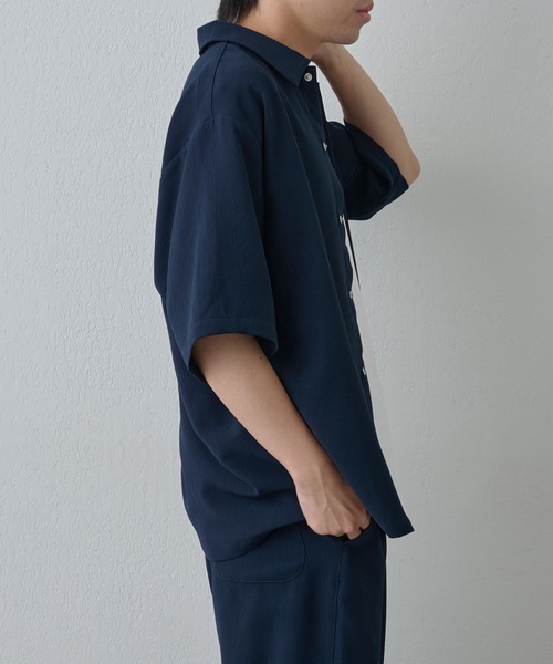 COLONY 2139（コロニートゥーワンスリーナイン）の「WFACEワッシャー半袖シャツ（シャツ/ブラウス・メンズ・ネイビー/チャコールグレー・MEDIUM/LARGE）」の10枚目の写真