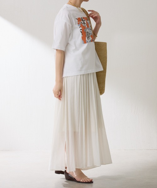 manipuri（マニプリ）の「manipuri/別注プリントTシャツ（Tシャツ/カットソー・レディース・ホワイト/ブラック・FREE）」の10枚目の写真