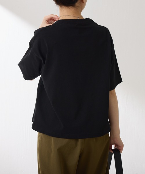 manipuri（マニプリ）の「manipuri/別注プリントTシャツ（Tシャツ/カットソー・レディース・ホワイト/ブラック・FREE）」の14枚目の写真