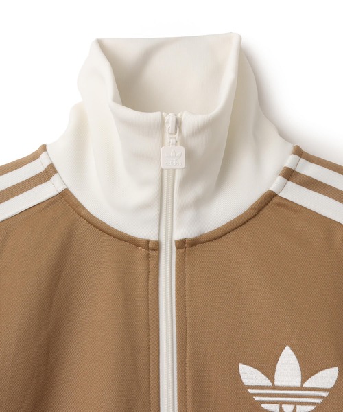 adidas(アディダス)の「adidas KNIT CLASSIC TT / アディダス ニット クラシック トラック トップ(その他トップス・レディース・ブラウン・L/M/S)」の3枚目の写真