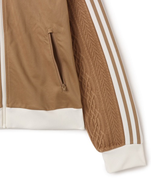 adidas(アディダス)の「adidas KNIT CLASSIC TT / アディダス ニット クラシック トラック トップ(その他トップス・レディース・ブラウン・L/M/S)」の7枚目の写真