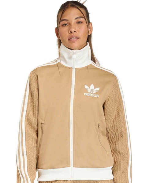 トップス archive adidas track jacket brown yellow adidas KNIT CLASSIC TT / アディダス ニット クラシック トラック