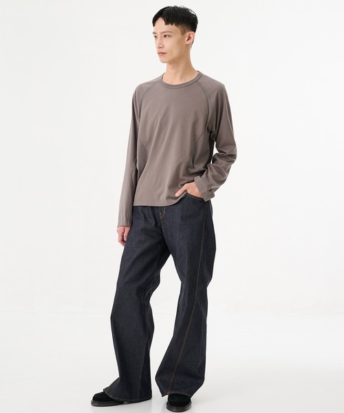 トップス NVRFRGT LONG SLEEVE T-SHIRT 別注〉 PANELED LONG SLEEVE T-SHIRT | NVRFRGT