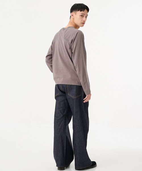 NVRFRGT】別注 PANELED LONG SLEEVE T-SHIRT（Tシャツ