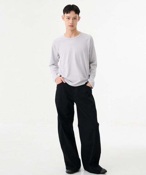 NVRFRGT】別注 PANELED LONG SLEEVE T-SHIRT（Tシャツ