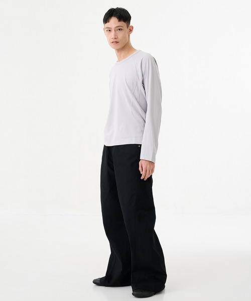 NVRFRGT】別注 PANELED LONG SLEEVE T-SHIRT（Tシャツ