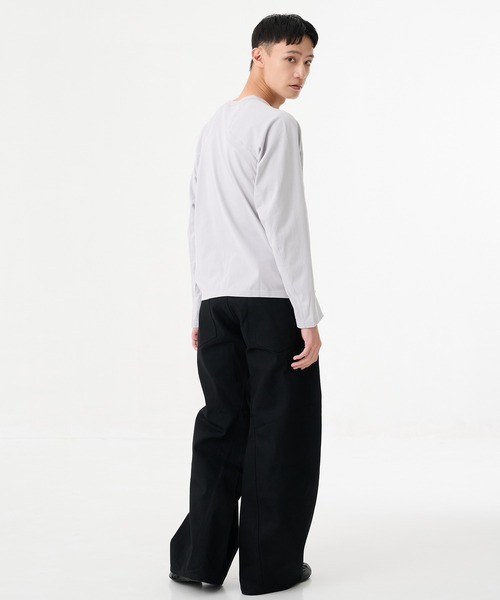 NVRFRGT】別注 PANELED LONG SLEEVE T-SHIRT（Tシャツ