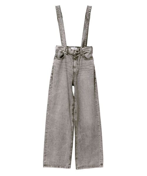 セール】2WAYサロペットワイドデニムパンツ（デニムパンツ