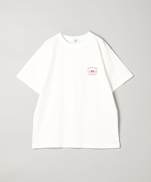coen（コーエン）の「【Joanieコラボ】 台湾屋台プリントTシャツ（Tシャツ/カットソー・レディース・オフホワイト/ダークグレー/レッド/クリーム・XL/L/M）」の6枚目の写真