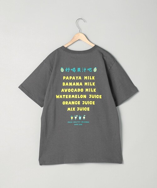 coen（コーエン）の「【Joanieコラボ】 台湾屋台プリントTシャツ（Tシャツ/カットソー・レディース・オフホワイト/ダークグレー/レッド/クリーム・XL/L/M）」の9枚目の写真