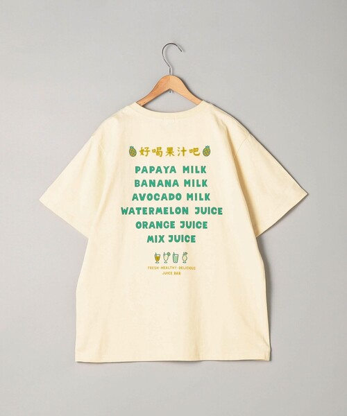 coen（コーエン）の「【Joanieコラボ】 台湾屋台プリントTシャツ（Tシャツ/カットソー・レディース・オフホワイト/ダークグレー/レッド/クリーム・XL/L/M）」の13枚目の写真