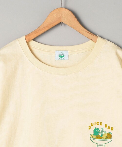coen（コーエン）の「【Joanieコラボ】 台湾屋台プリントTシャツ（Tシャツ/カットソー・レディース・オフホワイト/ダークグレー/レッド/クリーム・XL/L/M）」の14枚目の写真