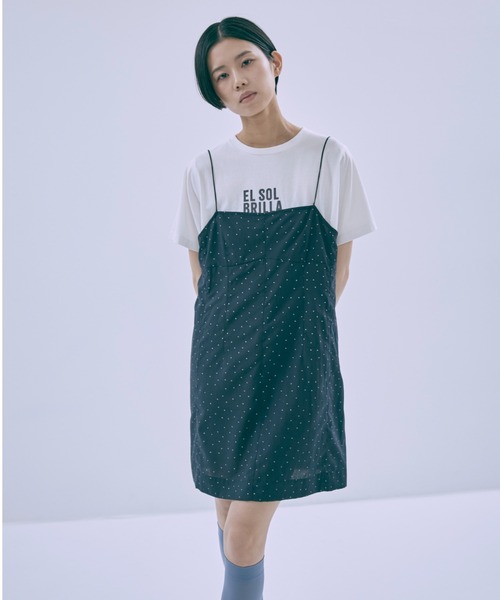 EN NEUME(エンノイム)の「【Set Up】Dot Mini One-Piece(ワンピース・レディース・ネイビー/ブラック・FREE)」の5枚目の写真