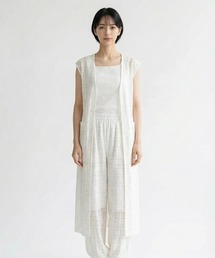 JETSET SOLO PLUS （ジェットセットソロプラス）の「【INDUS luxury for JETSET SOLO PLUS】カットワークレースジレ（ベスト）」