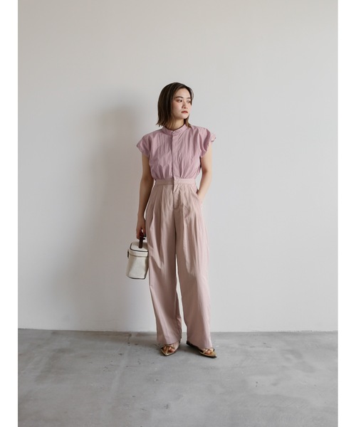 Katrin TOKYO(カトリーントーキョー)の「back open jumpsuit(つなぎ/オールインワン・レディース・ダークグリーン/ピンク/ベージュ系・S/M/XS/S-Short)」の21枚目の写真