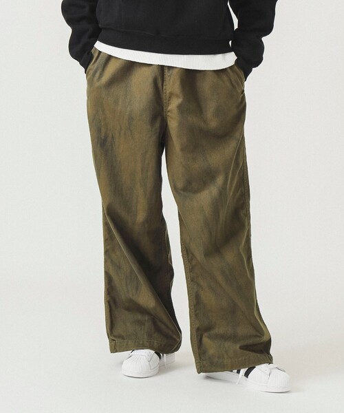 BEAMS（ビームス）の「ワイド ダスティー イージーパンツ（その他パンツ・メンズ・ナチュラル/オリーブ・S/M/L/XL）」の6枚目の写真