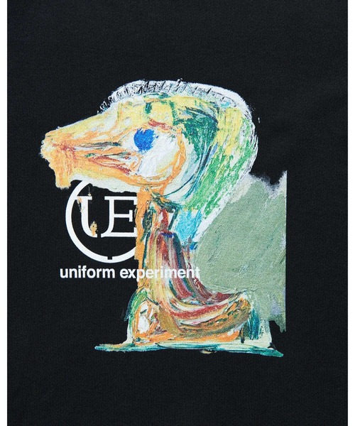 uniform experiment(ユニフォームエクスペリメント)の「ASGER JORN: LANDSCAPE SWEATSHIRT(スウェット・メンズ・ホワイト/ブラック・4/3/2/5/1)」の8枚目の写真