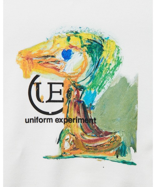 uniform experiment(ユニフォームエクスペリメント)の「ASGER JORN: LANDSCAPE SWEATSHIRT(スウェット・メンズ・ホワイト/ブラック・4/3/2/5/1)」の5枚目の写真