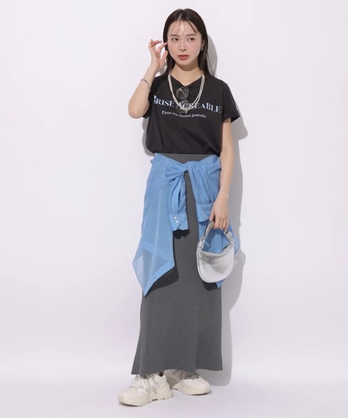 コンパクトロゴTシャツ(Tシャツ/カットソー)|Mystrada(マイ コンパクトロゴTシャツ(Tシャツ/カットソー)|Mystrada(マイ