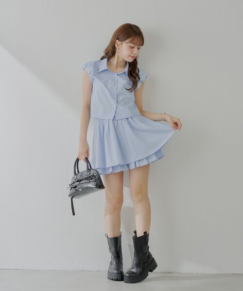 Chico(チコ)の「サイドストラップ厚底ショートブーツ(ブーツ・レディース・ブラウン/ブラック・SMALL/MEDIUM/LARGE)」の6枚目の写真