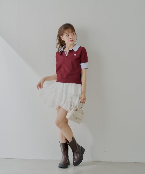 Chico(チコ)の「サイドストラップ厚底ショートブーツ(ブーツ・レディース・ブラウン/ブラック・SMALL/MEDIUM/LARGE)」の11枚目の写真