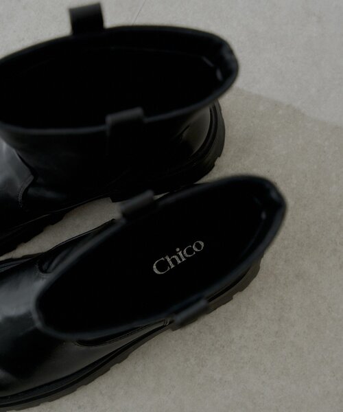 Chico(チコ)の「サイドストラップ厚底ショートブーツ(ブーツ・レディース・ブラウン/ブラック・SMALL/MEDIUM/LARGE)」の17枚目の写真