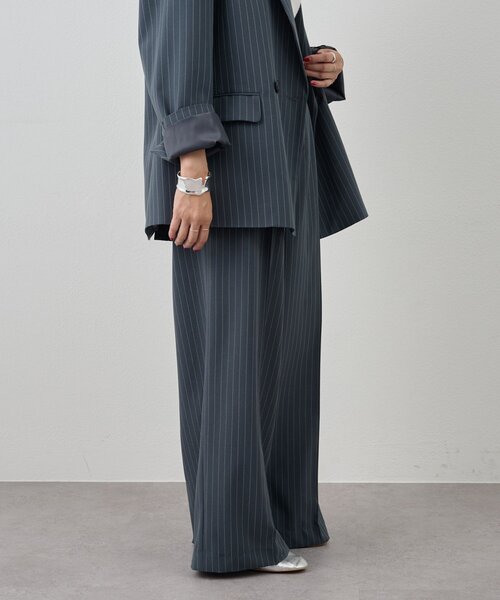 SHENERY（シーナリー）の「《セットアイテム》ストライプウエストデザインパンツ（その他パンツ・レディース・グレー/ネイビー・36/38）」の17枚目の写真