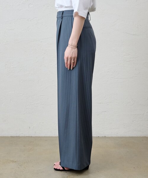 SHENERY（シーナリー）の「《セットアイテム》ストライプウエストデザインパンツ（その他パンツ・レディース・グレー/ネイビー・36/38）」の19枚目の写真