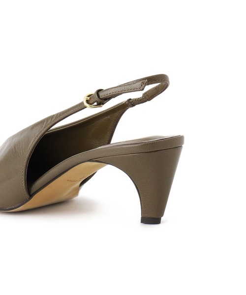 SALON adam et rope'（サロン アダム エ ロペ）の「【W S（ドゥーブル）】ゴートレザーバックストラップパンプス（パンプス・レディース・オリーブ/ブラック・23/23.5/24/24.5/36/36.5/37/37.5）」の8枚目の写真