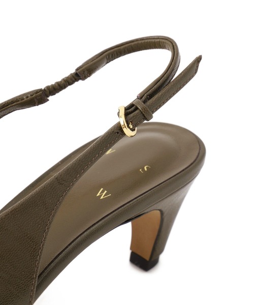 SALON adam et rope'（サロン アダム エ ロペ）の「【W S（ドゥーブル）】ゴートレザーバックストラップパンプス（パンプス・レディース・オリーブ/ブラック・23/23.5/24/24.5/36/36.5/37/37.5）」の13枚目の写真