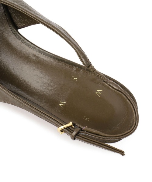 SALON adam et rope'（サロン アダム エ ロペ）の「【W S（ドゥーブル）】ゴートレザーバックストラップパンプス（パンプス・レディース・オリーブ/ブラック・23/23.5/24/24.5/36/36.5/37/37.5）」の15枚目の写真